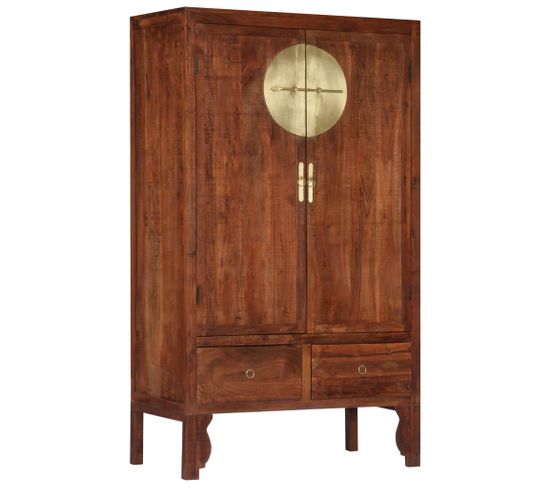 Garde-robe 100 X 50 X 175 Cm Bois D'acacia Massif