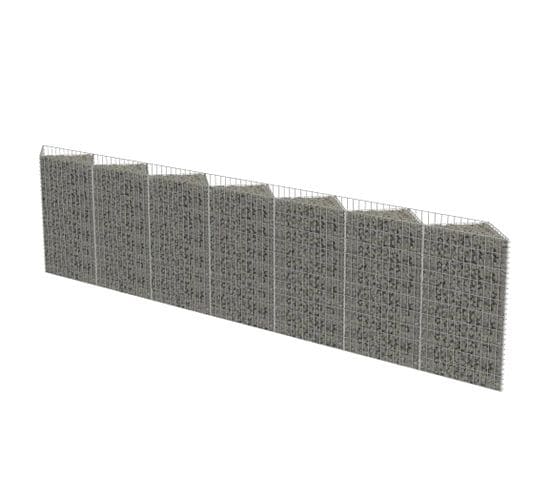 Mur De Gabion Acier Galvanisé 450 X 30 X 100 Cm