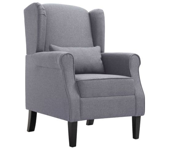 Fauteuil Gris Foncé Tissu