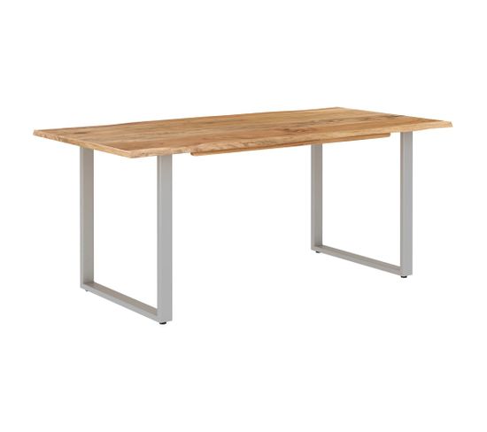 Table De Salle À Manger 180x90x76 Cm Bois D'acacia Massif