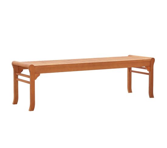 Banc De Jardin 3 Places 150 Cm Bois D'eucalyptus Solide