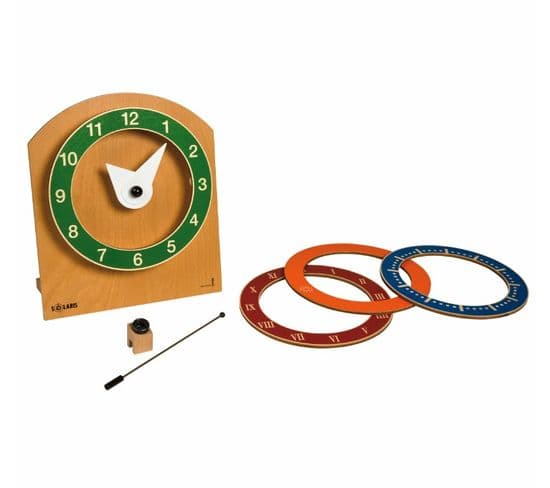 Solaris: Horloge Apprendre L'heure - Jeu Montessori