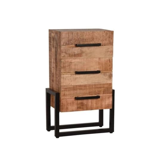 Armoire à Tiroirs Bolivia 50x30x83 Cm Bois