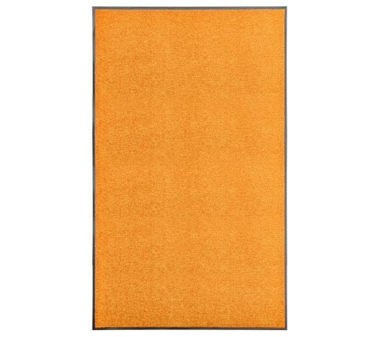 Paillasson Lavable Orange 90x150 Cm