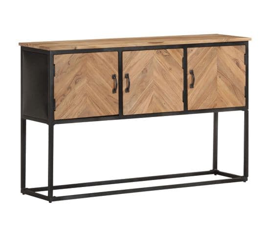 Buffet 120x30x75 Cm Bois D'acacia Solide