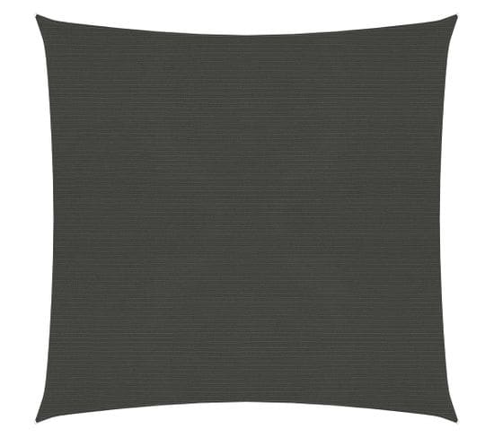 Voile D'ombrage 160 G/m² Anthracite 7x7 M Pehd