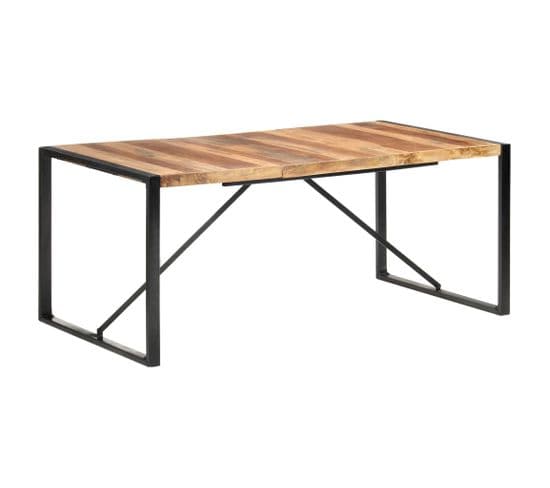 Table De Salle À Manger 180x90x75 Cm Bois Solide