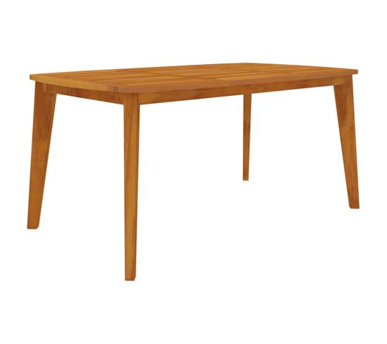 Table De Jardin 160x90x75 Cm Bois D'acacia Solide