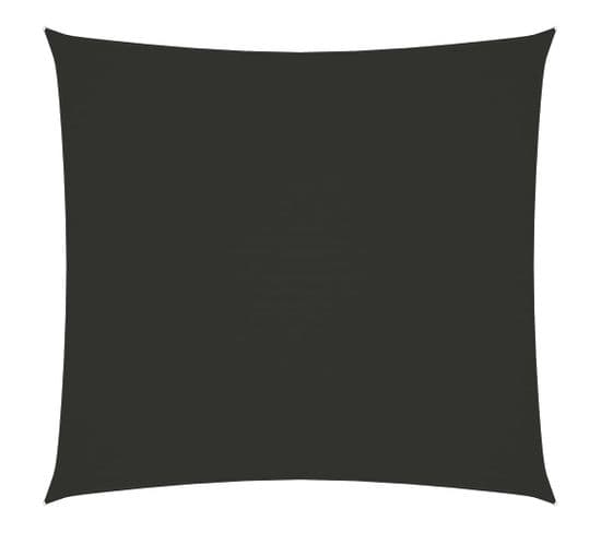 Voile D'ombrage Tissu Oxford Rectangulaire 2x2,5 M Anthracite