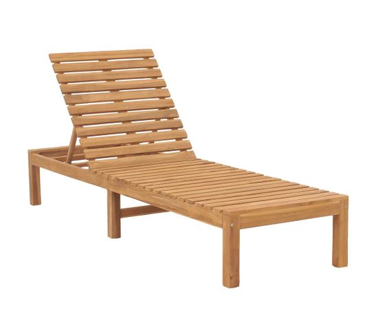 Chaise Longue Bois De Teck Solide