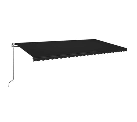 Auvent Rétractable Automatique 600x350 Cm Anthracite