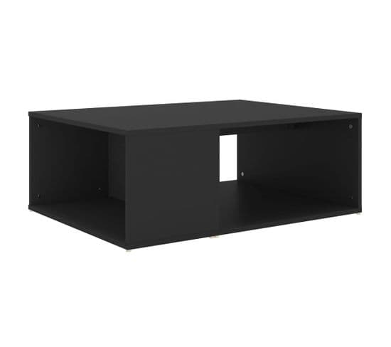 Table Basse Noir 90x67x33 Cm Aggloméré