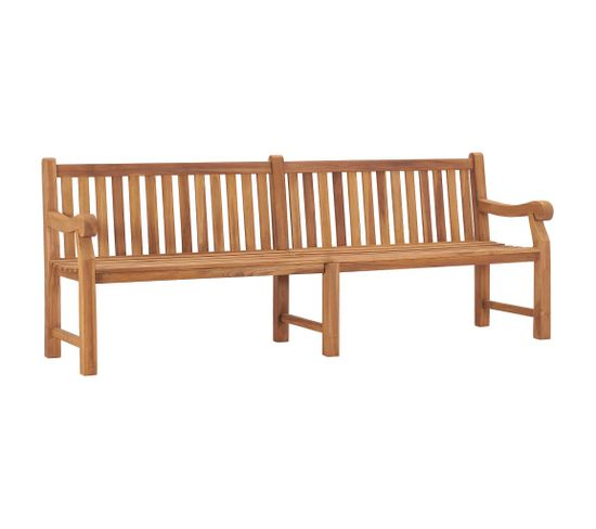 Banc De Jardin 228 Cm Bois De Teck Solide