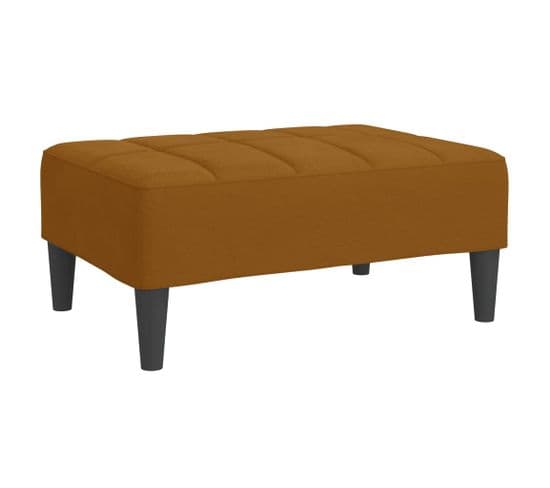 Repose-pied Marron 78x56x32 Cm Velours