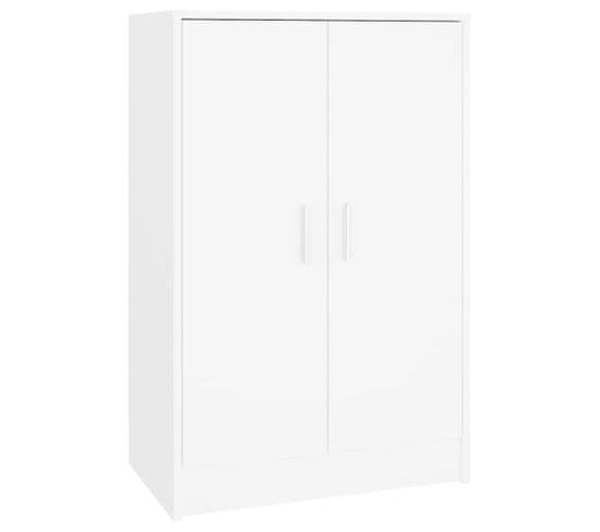 Armoire à Chaussures Blanc 60x35x92 Cm Aggloméré