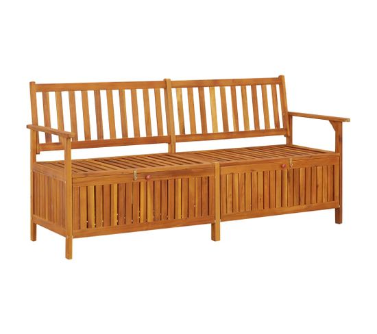 Banc De jardin avec Rangement 170 Cm Bois D'acacia Solide