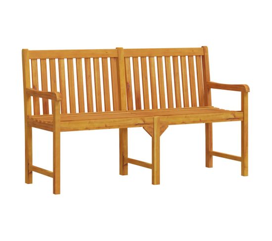 Banc De Jardin 150 Cm Bois Solide D'acacia