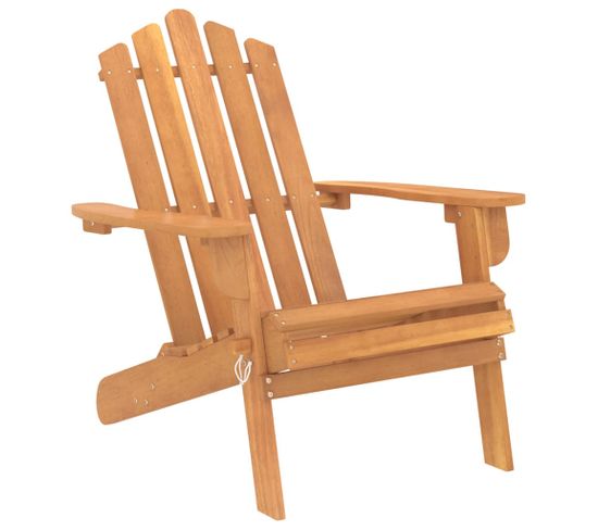 Chaise De Jardin Adirondack Bois D'acacia Massif