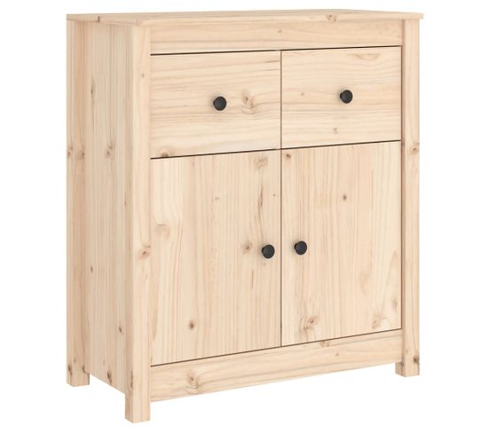 Buffet 70x35x80 Cm Bois Massif De Pin