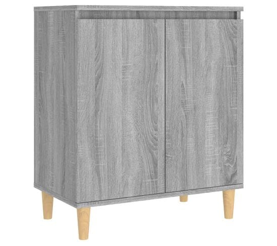 Buffet Sonoma Gris 60x35x70 Cm Bois D'ingénierie