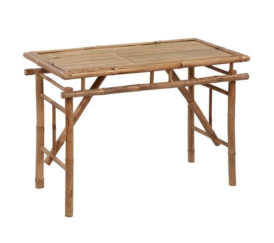 Table De Jardin Pliable 115x50x75 Cm Bambou