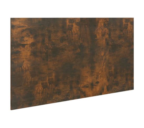 Tête De Lit Chêne Fumé 160x1,5x80 Cm Bois Contreplaqué