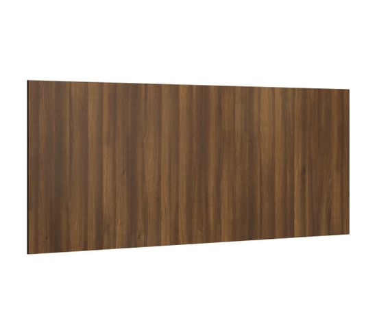 Tête De Lit Chêne Marron 200x1,5x80 Cm Bois Contreplaqué