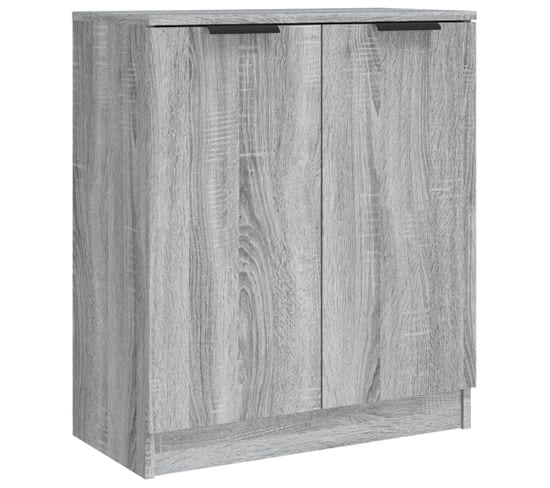 Buffet Sonoma Gris 60x30x70 Cm Bois Contreplaqué