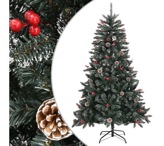 Sapin De Noël Artificiel Avec Support Vert 120 Cm Pvc