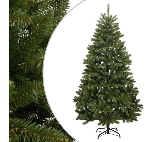 Sapin De Noël Artificiel à Charnières Avec Support Vert 270 Cm