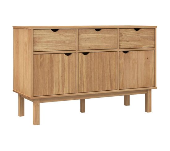 Buffet Otta 114x43x73,5 Cm Bois Massif De Pin