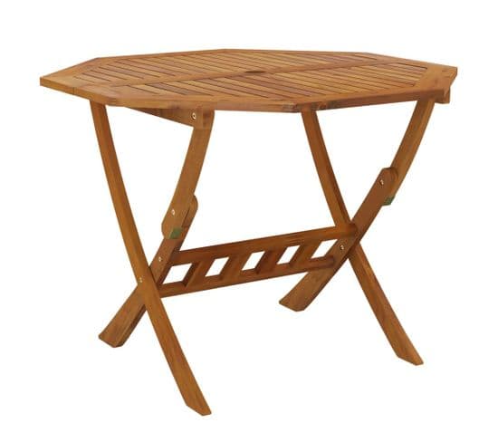 Table Pliable De Jardin 90x75 Cm Bois D'acacia Solide