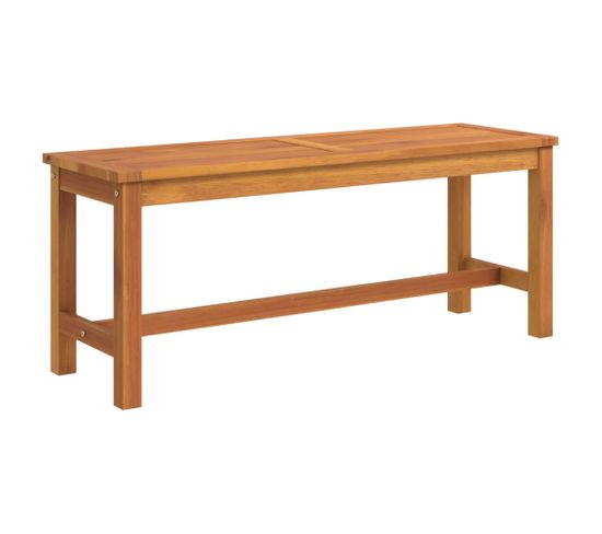 Banc De Jardin 110x35x45 Cm Bois Massif D'acacia