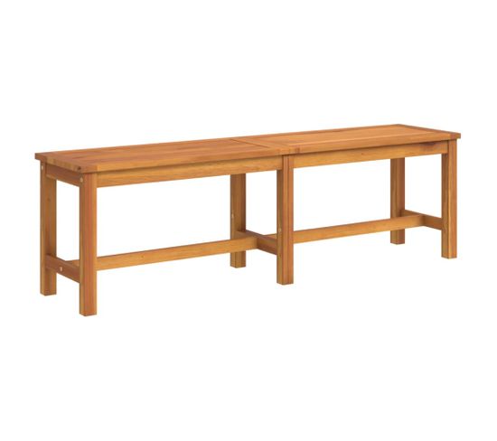 Banc De Jardin 150x35x45 Cm Bois Massif D'acacia