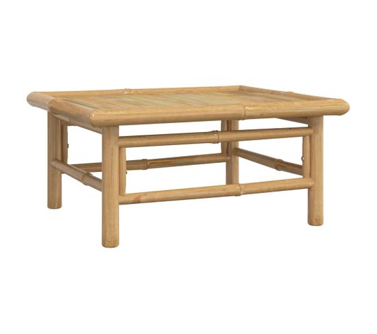 Table De Jardin 65x55x30 Cm Bambou