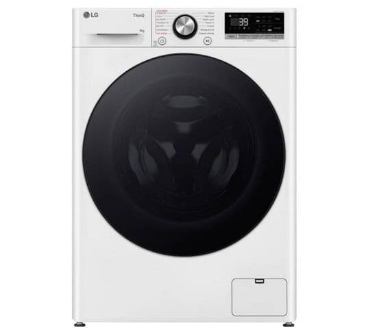 Lave-linge Hublot 9kg 1400 Tours/min Blanc AI Direct Drive - F94r76whst