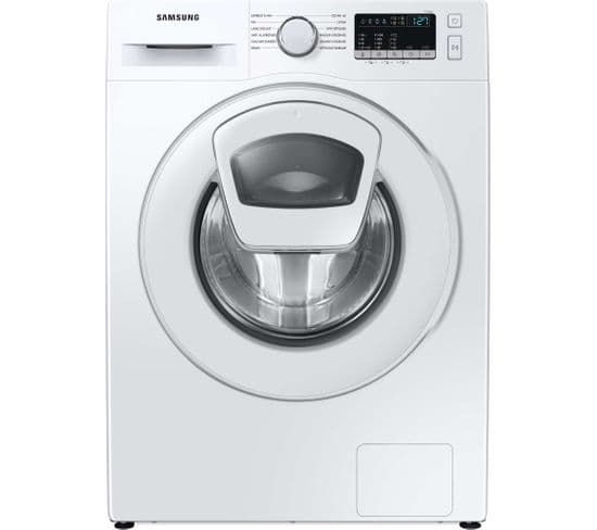 Lave-linge Hublot 9kg 1400 Tours/min - Moteur Induction - Blanc - Ww90t4540te