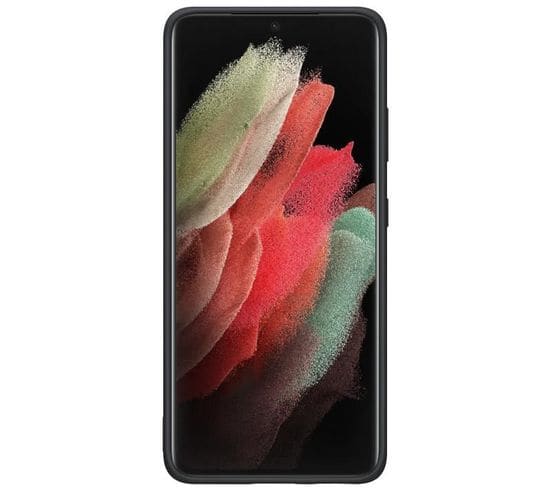 Coque Silicone Cover S21 Ultra Noir