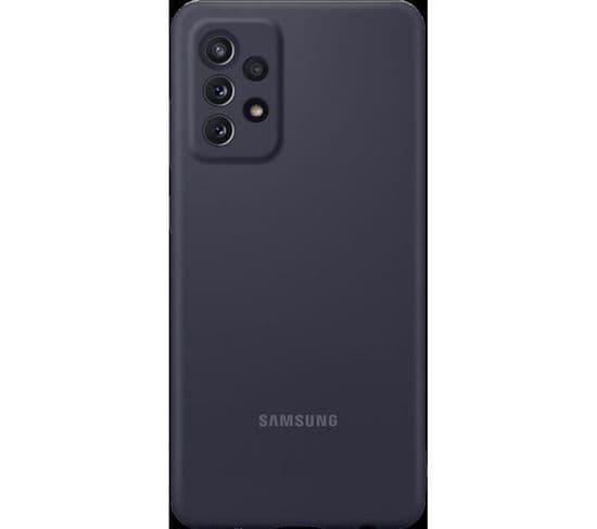Coque Silicone Galaxy A72 Noir
