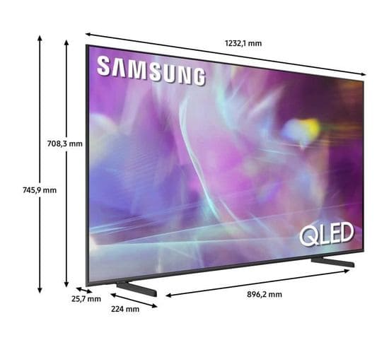 Téléviseur QLED 55'' 138 cm SAMSUNG 55Q60B