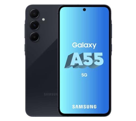 Smartphone  Galaxy A55 6,6" 5g Nano Sim 128 Go Bleu Nuit