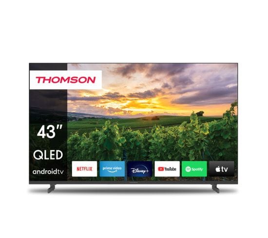 TV QLED 43" (108 Cm) 4K Ultra HD Smart Android TV