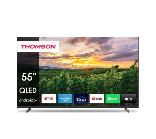 TV QLED 55" (139cm) Smart Android TV