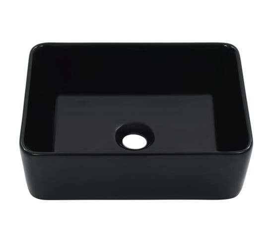 Vasque à Poser 40x30x13 Cm Céramique Noir
