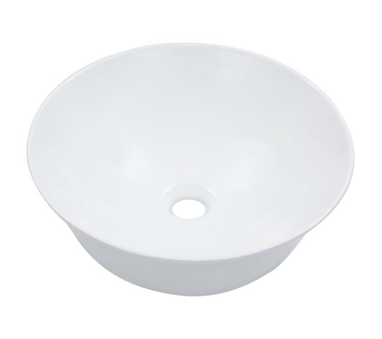 Vasque à Poser 41x12,5 Cm Céramique Blanc