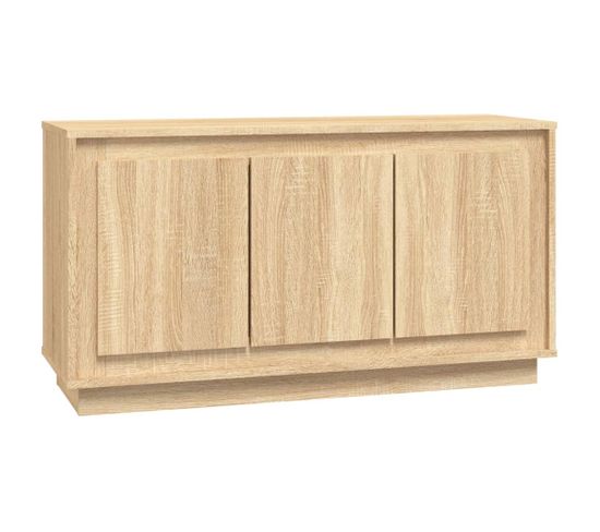 Buffet - Bahut - Meuble De Rangement Chêne Sonoma 102x35x55 Cm Bois D'ingénierie