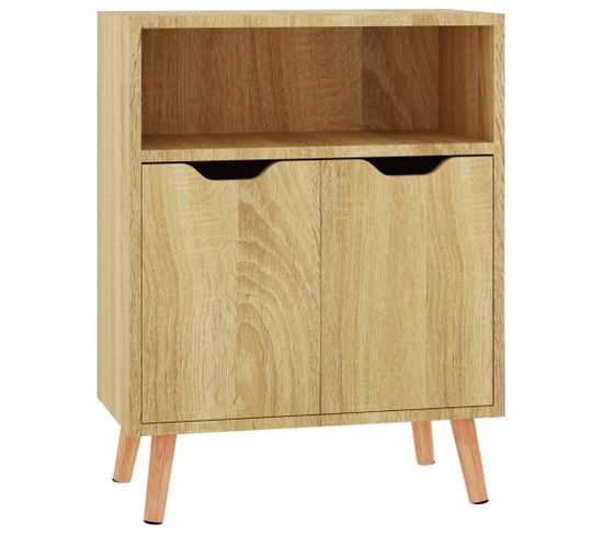 Buffet - Bahut - Meuble De Rangement Chêne Sonoma 60x30x72 Cm Bois D'ingénierie