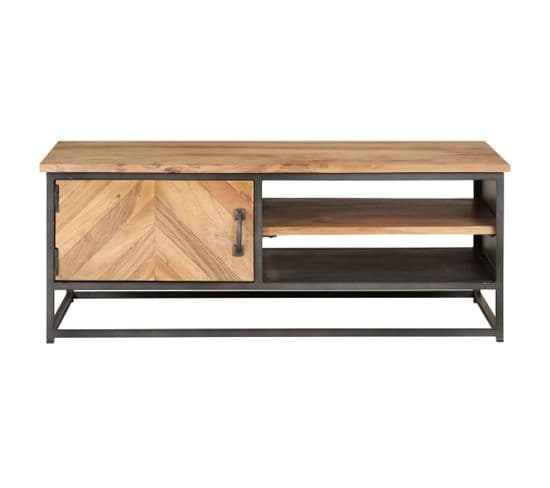 Table Basse, Table De Salon 90x50x35 Cm Bois D'acacia Massif