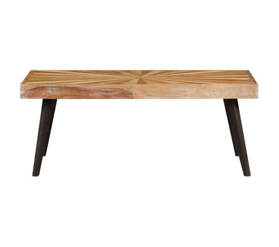 Table Basse, Table De Salon Bois De Manguier Massif 90x55x36 Cm