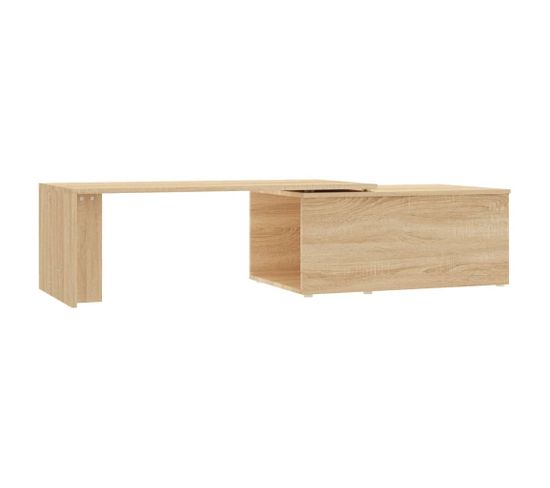 Table Basse, Table De Salon Chêne Sonoma 150x50x35 Cm Bois D’ingénierie
